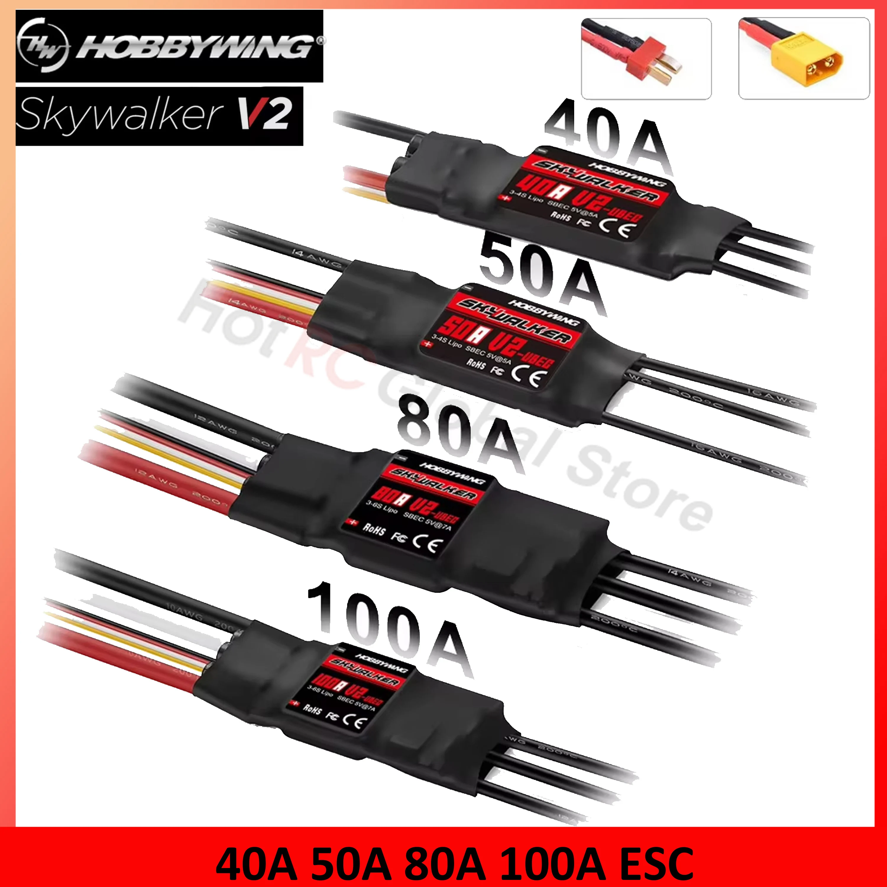 Nano Quad Fpv - HOBBYWING Skywalker V2 serisi 40A 50A