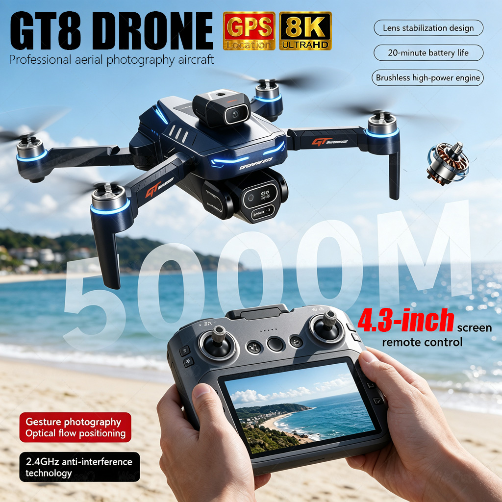 Nano Quad Fpv - YENİ GT8 HD RC Drone 4K