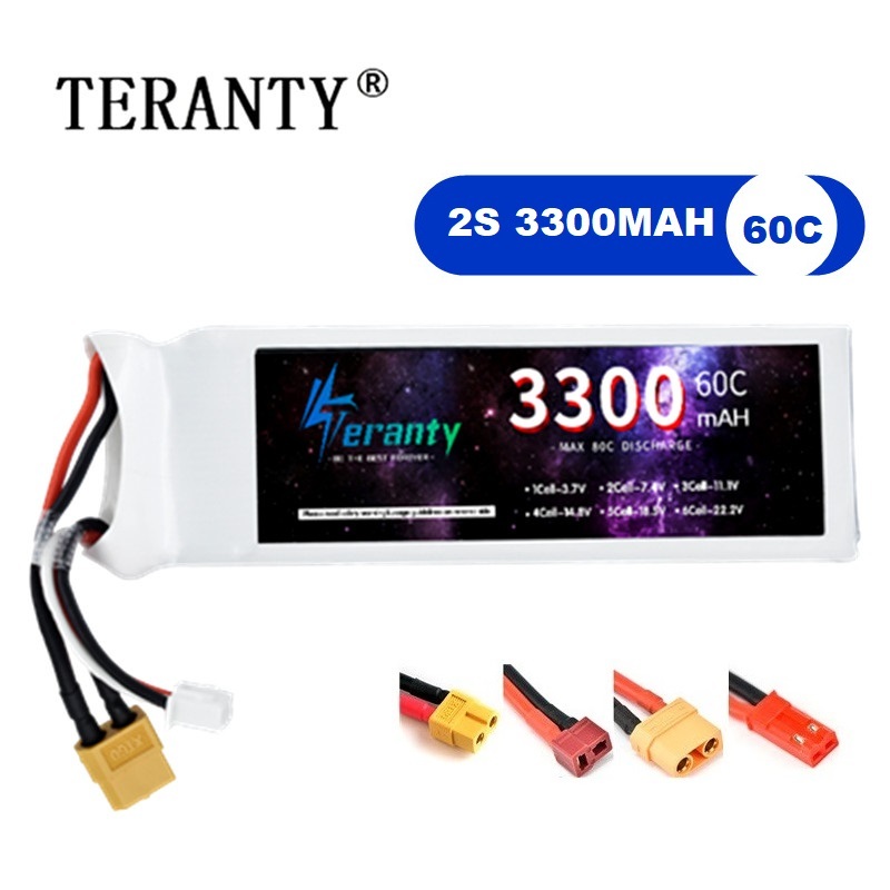 Drone Rc Boat - 2S 7.4V LiPo Pil 3300mAh 60C