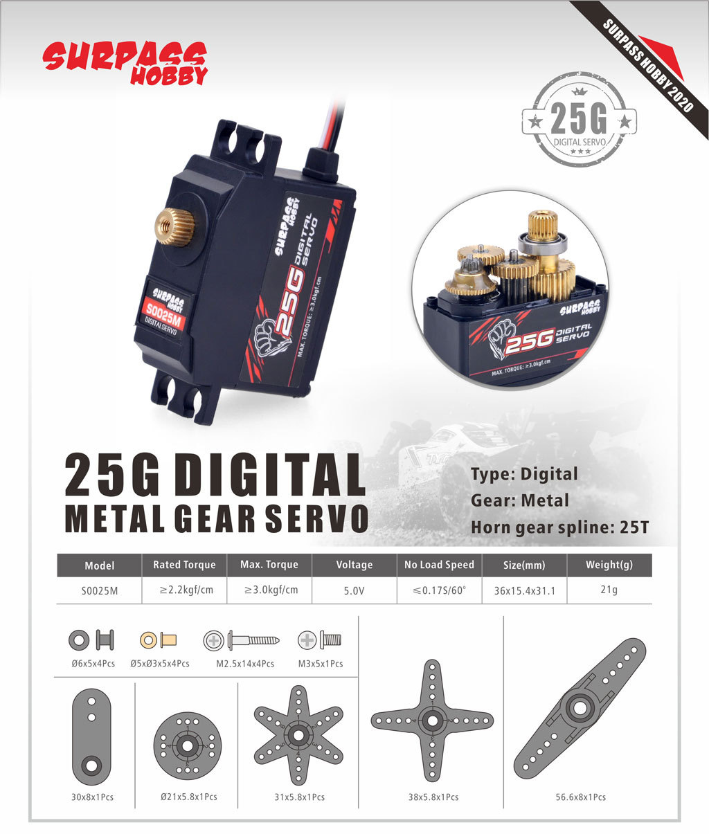5 ADET Surpass Hobby S0025M Me - Drone Rc Boat incelemesi ve fiyatı
