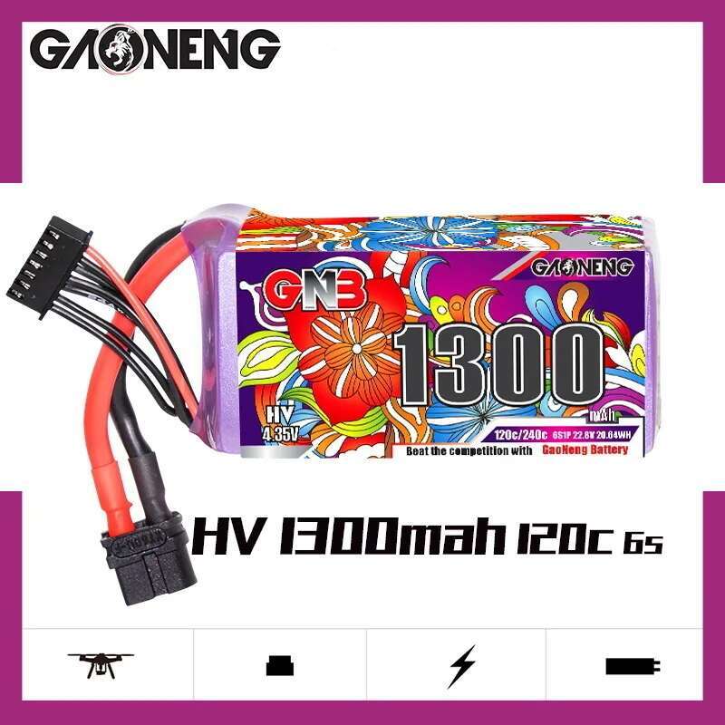 2 adet GNB 6S Lipo Pil 22.8V 1 - Nano Quad Fpv incelemesi ve fiyatı