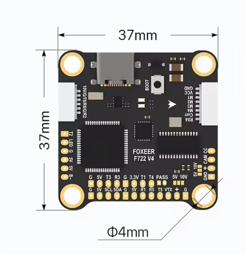 Foxeer F722 V4 MPU6000 FC 8S Ç - Drone Rc V4 incelemesi ve fiyatı