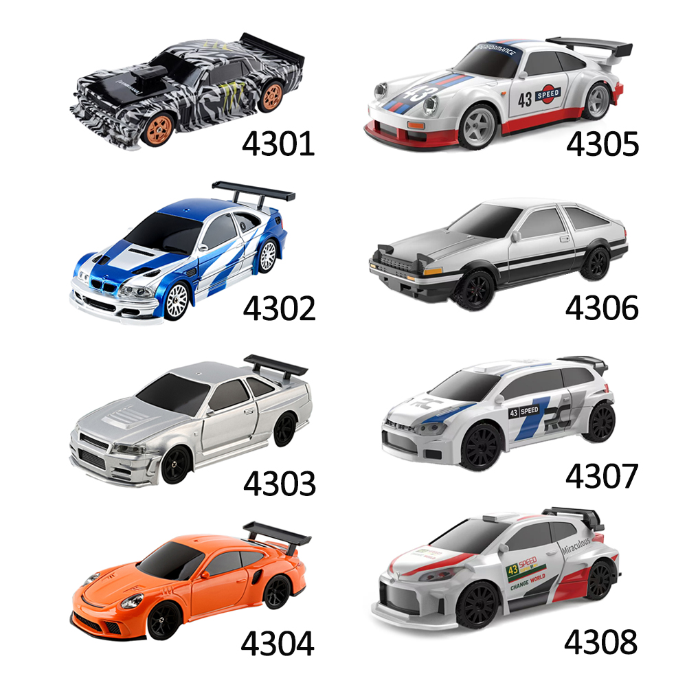 Yükseltilmiş Gyro 1/43 RC Sürü - Rc Drift Car Kit incelemesi ve fiyatı