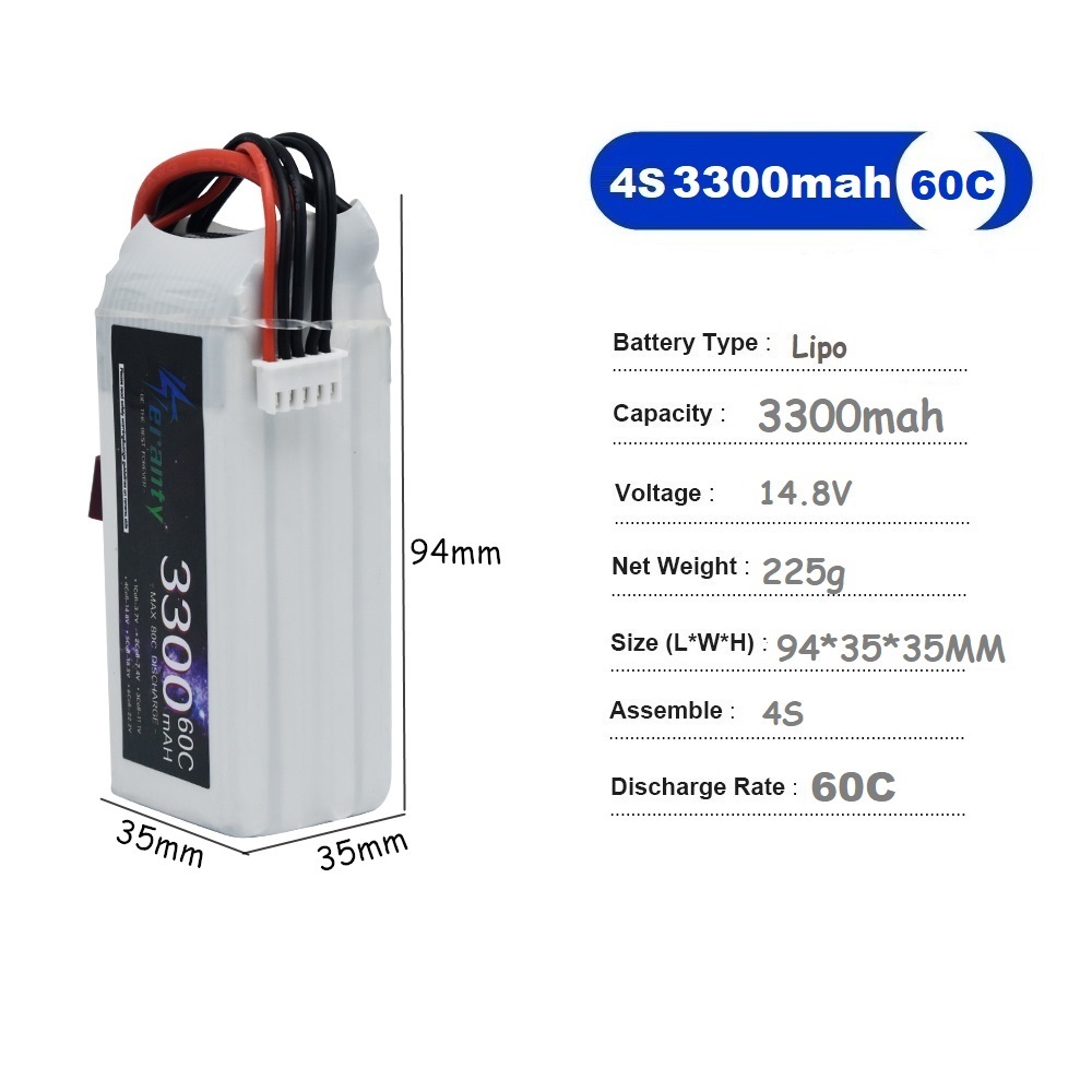 LiPo şarj edilebilir pil 4S 33 - Nano Quad Fpv incelemesi ve fiyatı