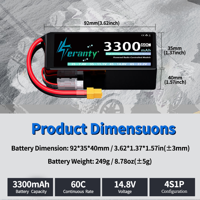 TERANTY 4S 3300mAh Lipo Pil 14 - Drone Rc Boat incelemesi ve fiyatı