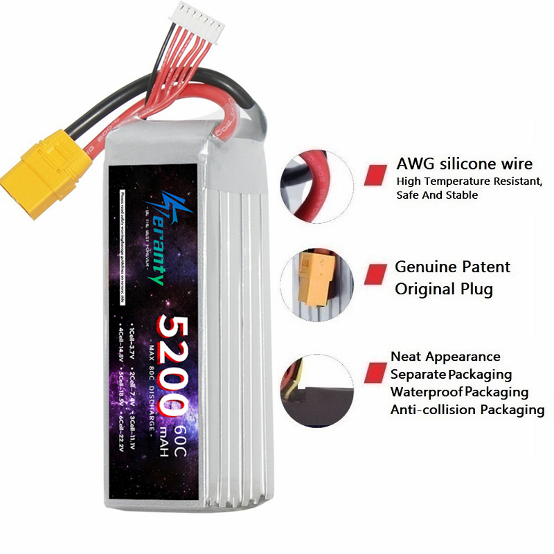 TERANTY 6S 5200mAh Lipo pil 22 - Rc Drift Car Kit incelemesi ve fiyatı