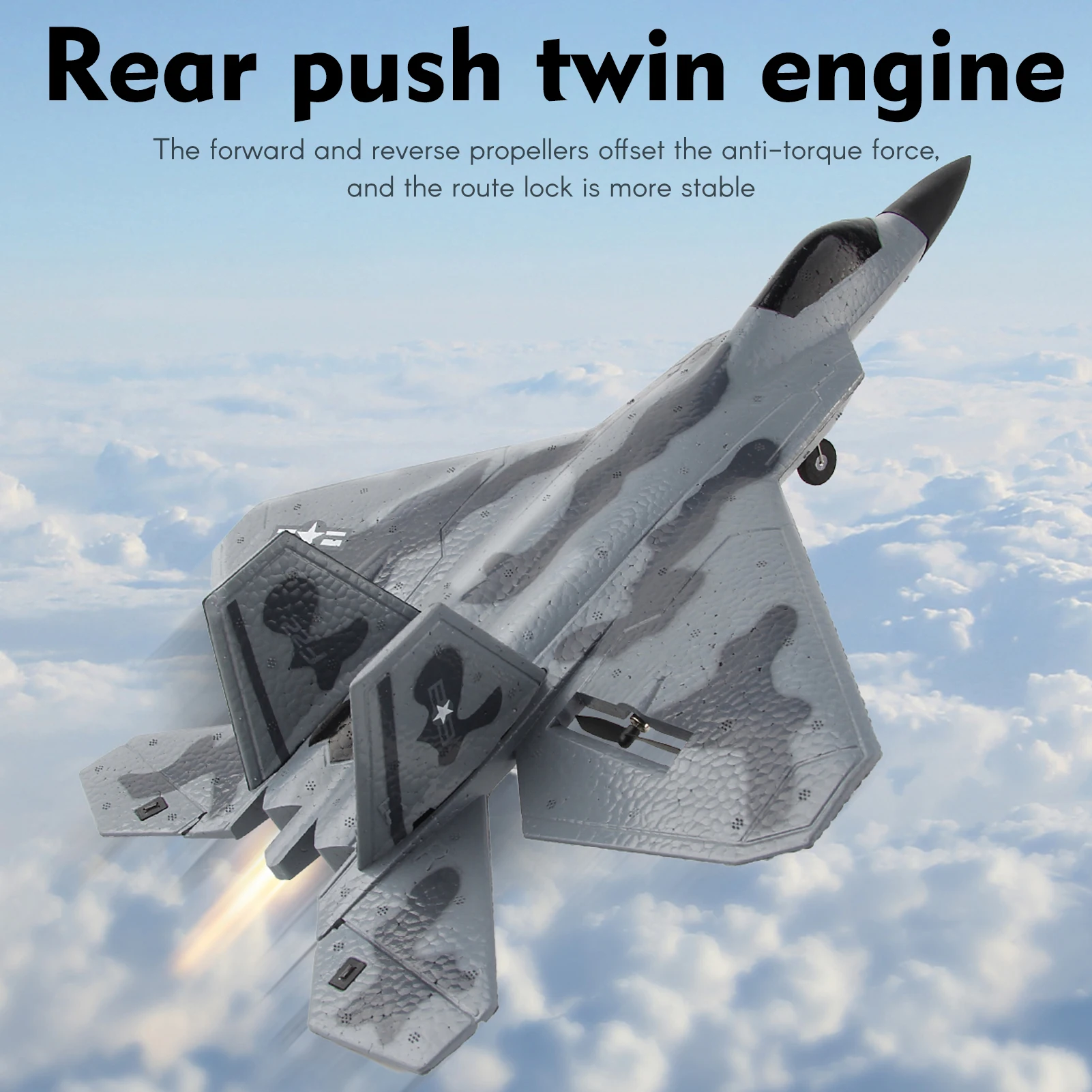 Köpük RC Uçak F22 Fighter Rapt - Drone F22 Rc incelemesi ve fiyatı